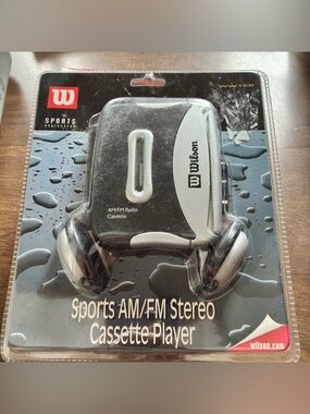 Wilson Black Portable AM/FM Stereo Headphones